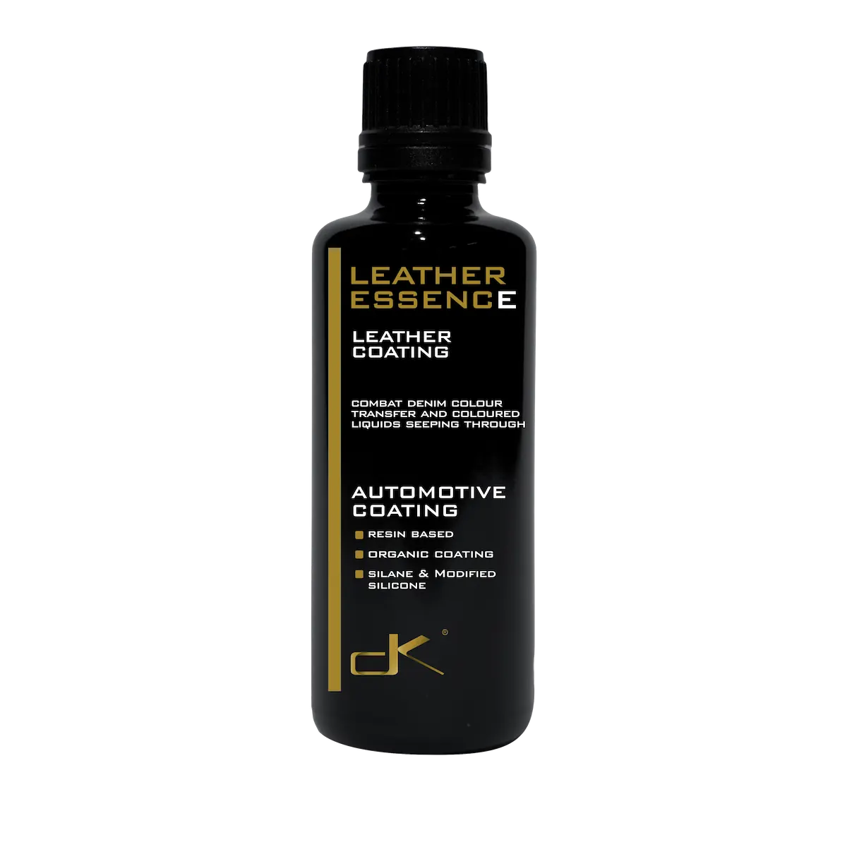Leather Essence organic leather coating bottle combat denim colour transfer resin based silane and modified silicone automotive leather protection by DK