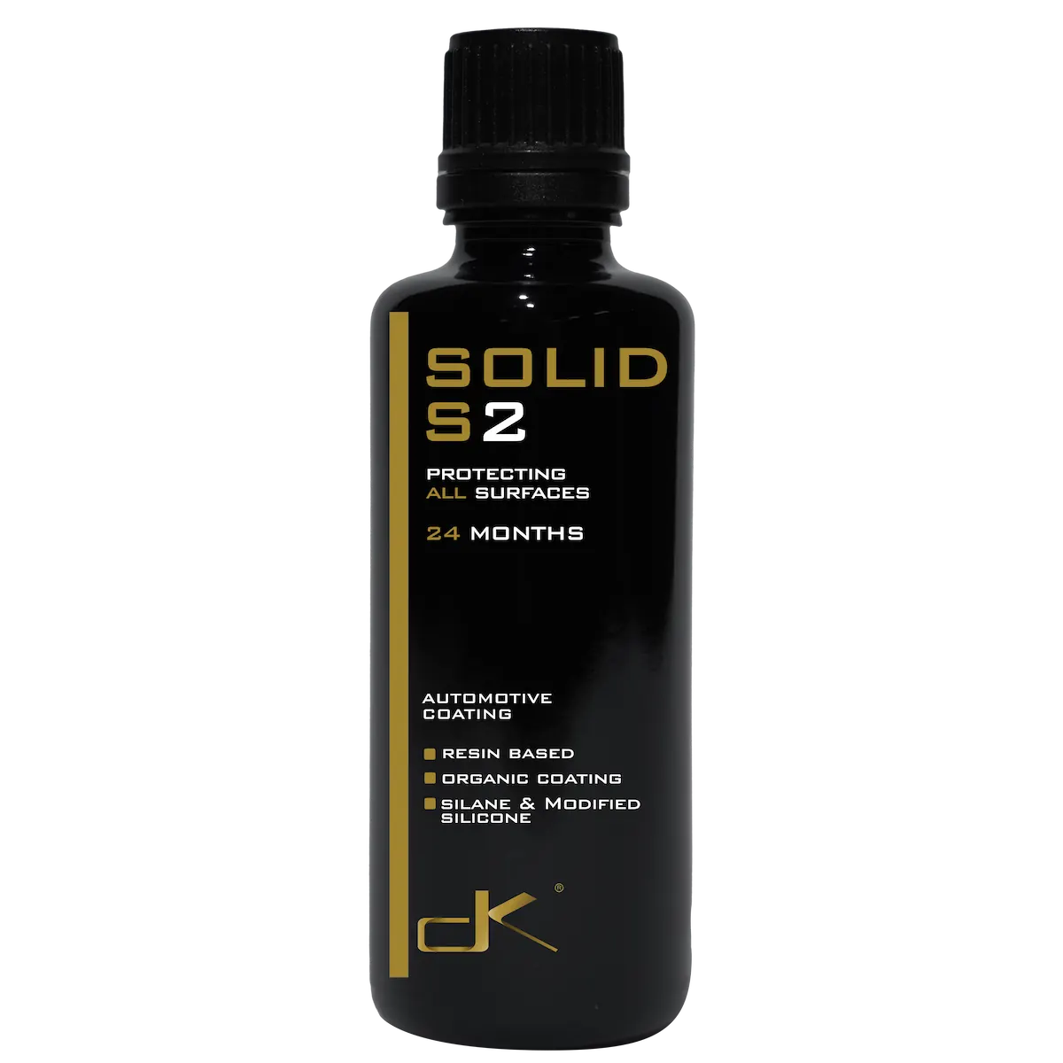 SOLID S2 advanced paint protection coating bottle 24 months protection resin based organic silane and modified silicone all surface automotive coating by DK