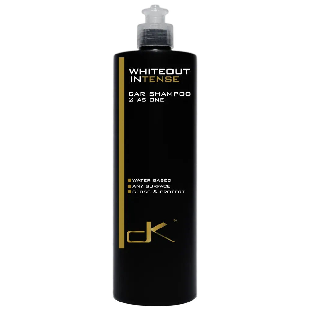 Whiteout Intense concentrate car shampoo 2 as one 500ml bottle water based any surface gloss and protect automotive shampoo by DK Detailing Kingdom