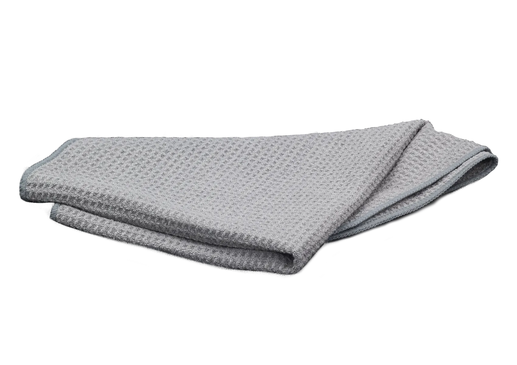 Folded grey cloth for automotive car cleaning